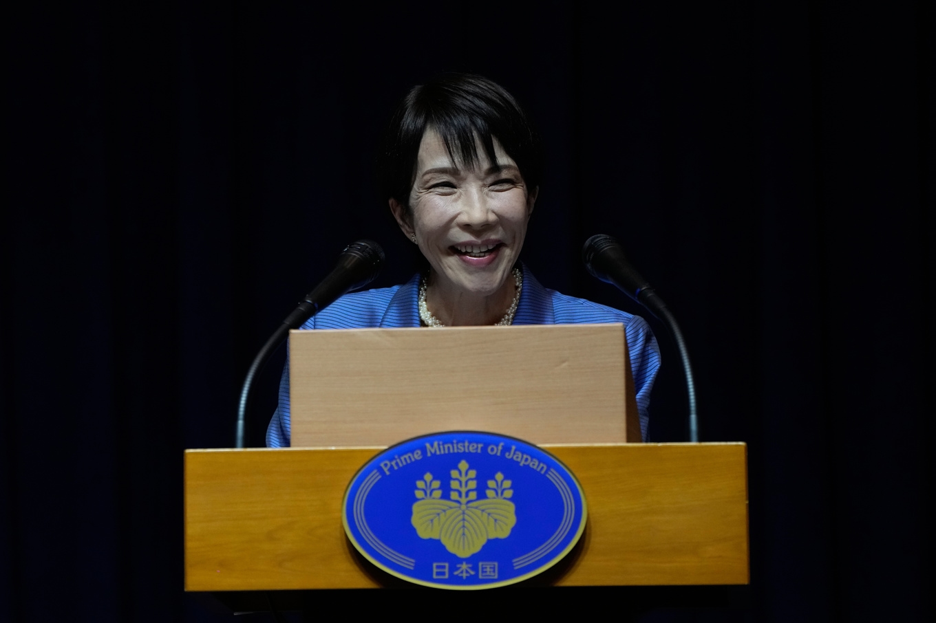 Japans premiärminister Sanae Takaichi, på bild från tidigare i november. Foto: Ahn Young-Joon/AP/TT