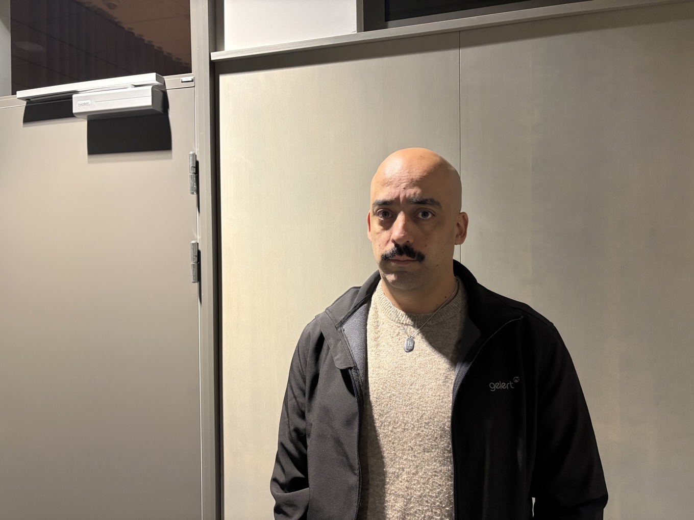 Anders Lindkvist var kollega med Helena Löfgren som mördades i tjänsten den 20 september. Foto: Marc Skogelin/TT