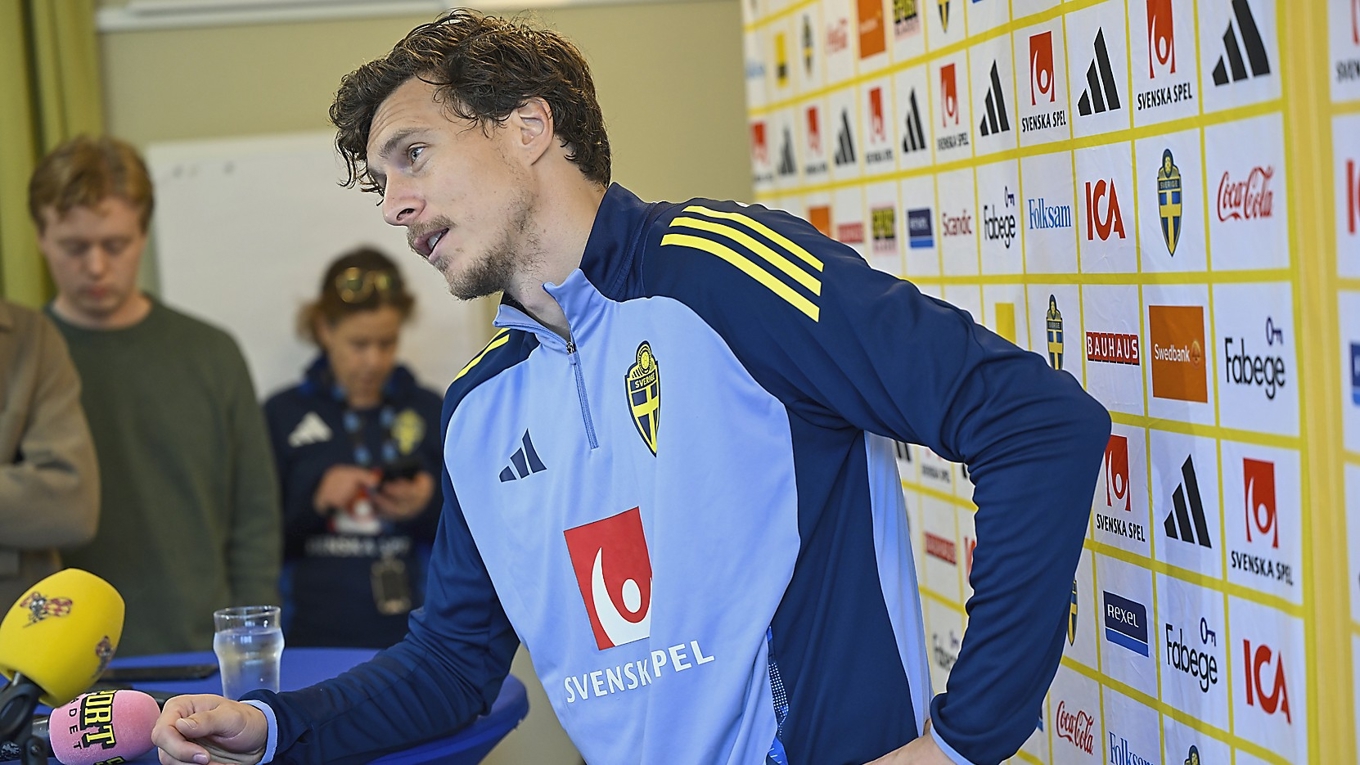 Victor Nilsson Lindelöf är nye förbundskaptenen Graham Potters val som lagkapten, ett ansvar som 31-åringen utan vidare är mogen att axla. Foto: Henrik Montgomery/TT