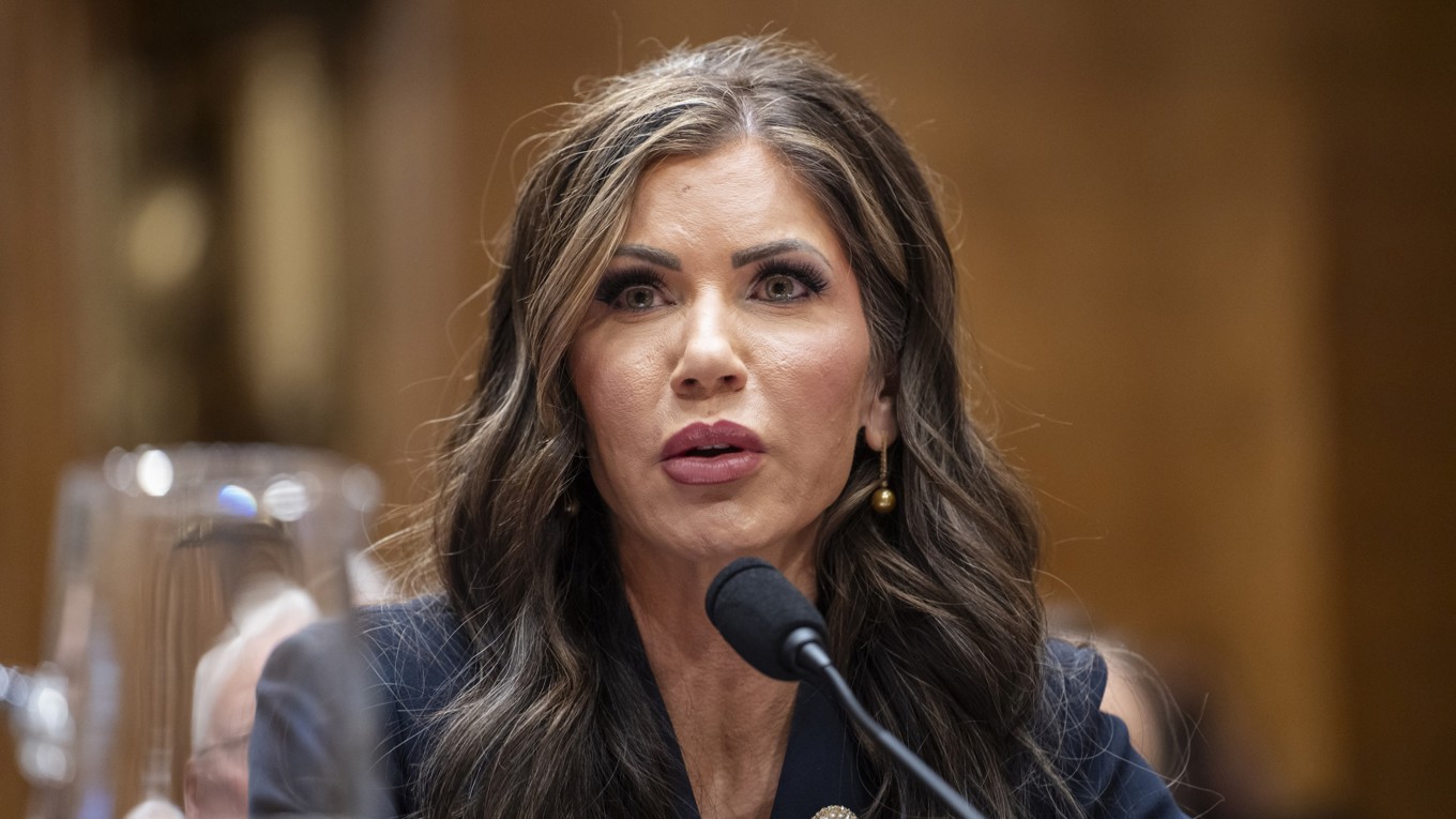 Kristi Noem, den amerikanska ministern för inrikes säkerhet. Foto: Madalina Vasiliu