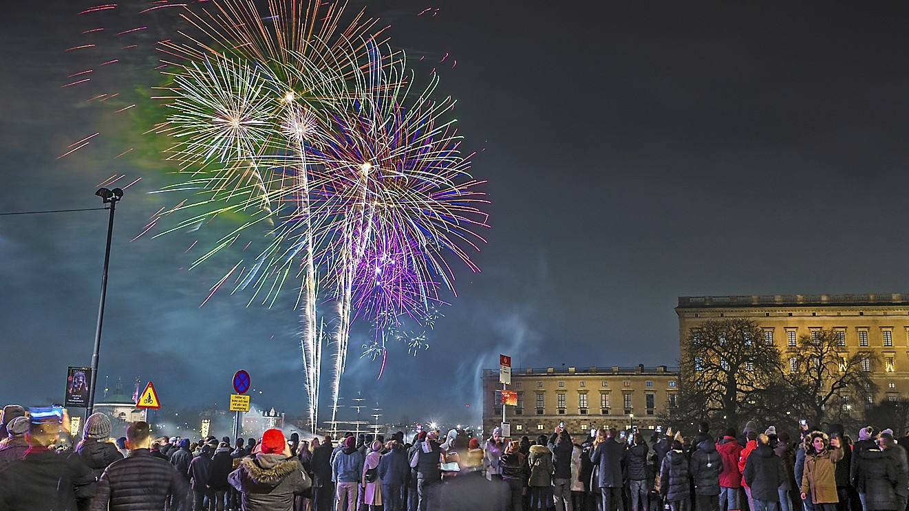 Nyårsfyrverkeri i Stockholm. Foto: Frankie Fouganthin/CC BY-SA 4.0