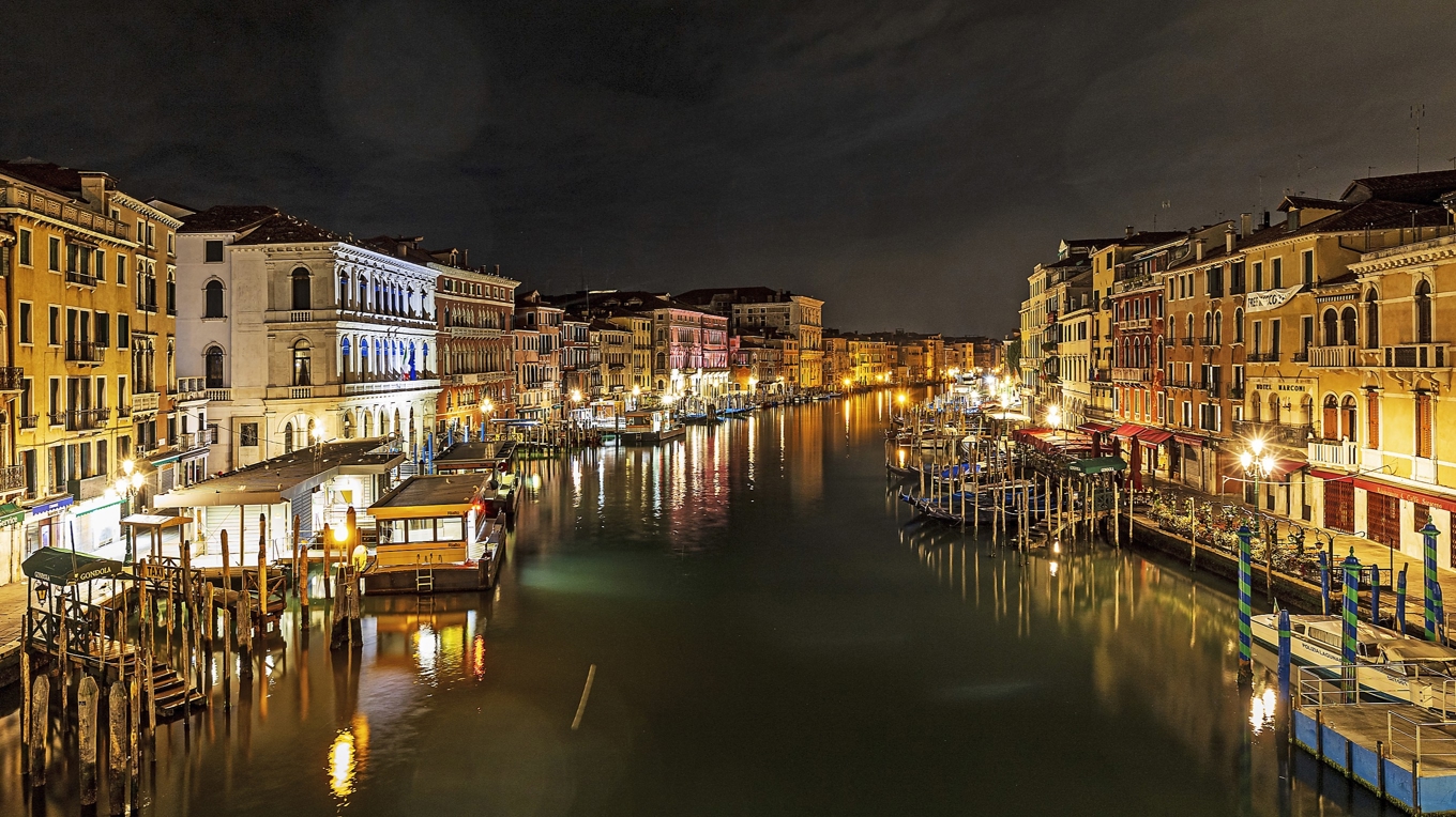 Venedig om natten.
Foto: Mattias Süßen/Wikimedia Commons/CC BY-SA 4.0