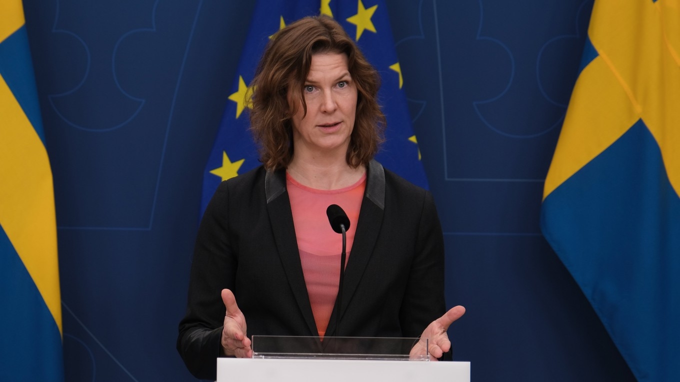 Jämställdhetsminister Nina Larsson (L). Regeringen vill stärka arbetet mot hedersrelaterat våld och förtryck. Foto: Pernilla Rutberg/Regeringskansliet