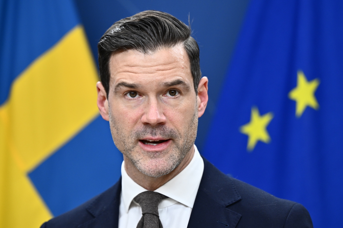 Migrationsminister Johan Forssell (M). Arkivbild. Foto: Anders Wiklund/TT