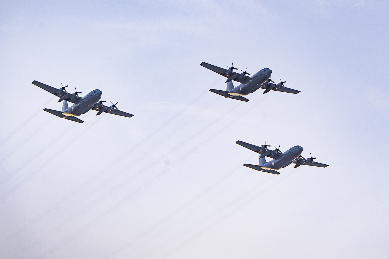 Flygvapnet ställer in en planerad julgransflygning med TP 84 Hercules. Arkivbild. Foto: Tim Aro/TT