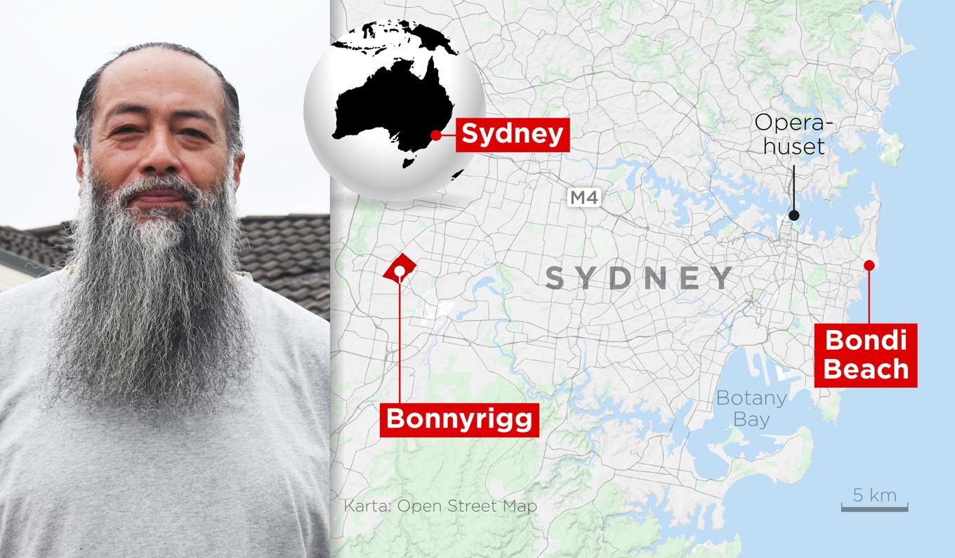 Cisco Winterstein bor i Bonnyrigg, ett område i västra Sydney. Foto: Anders Humlebo/TT