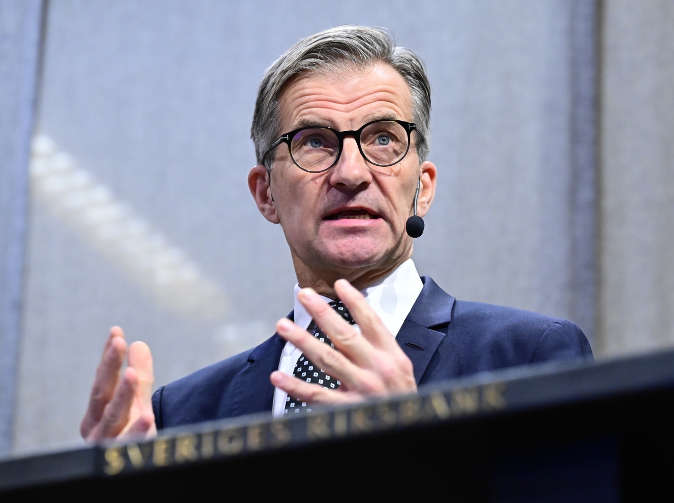 Riksbankschef Erik Thedéen rör inte räntan. Arkivbild. Foto: Jonas Ekströmer/TT