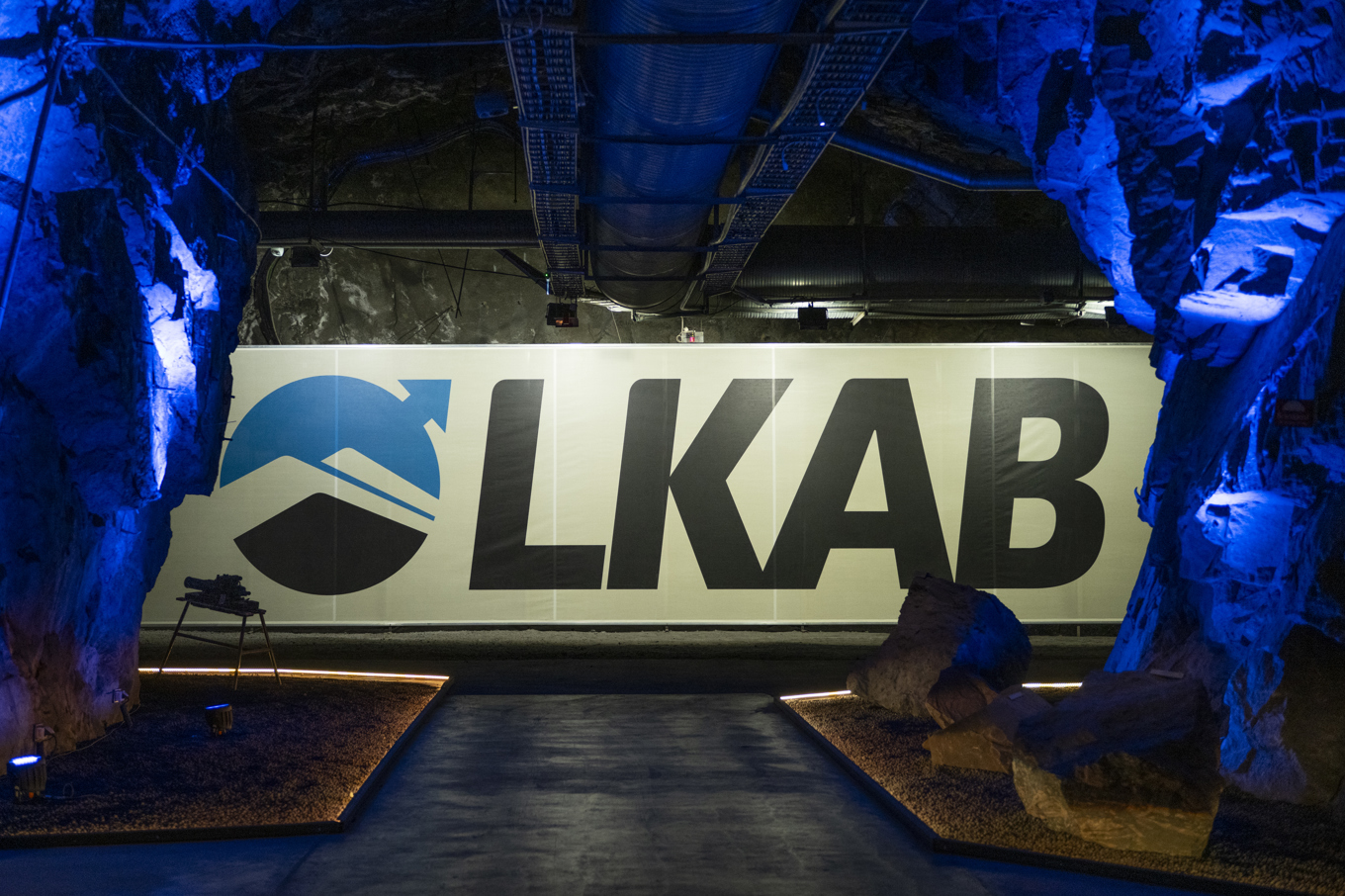 Bild från LKAB:s besöksgruva i Kiruna. Arkivbild. Foto: Oscar Olsson/TT