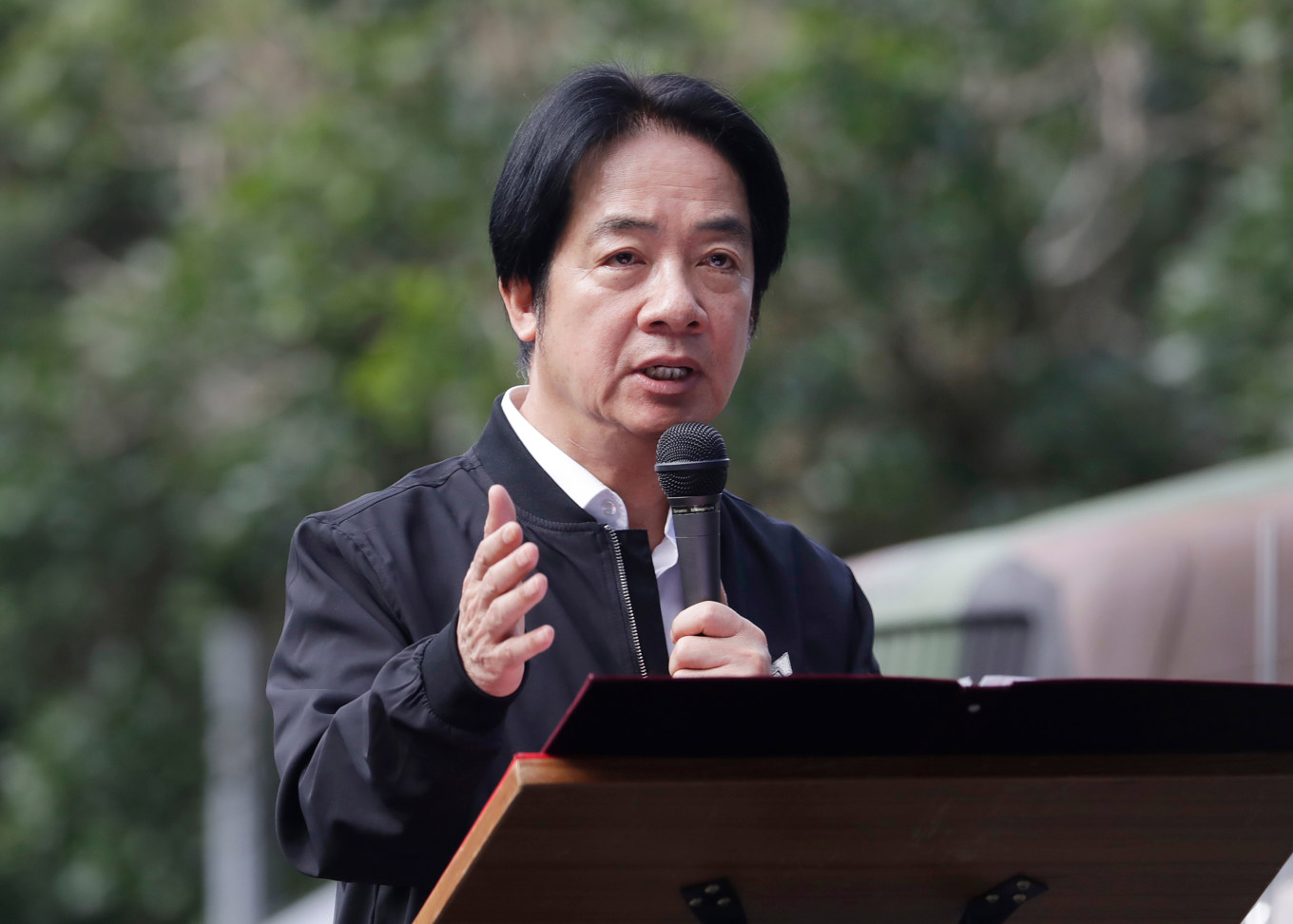 Taiwans president Lai Ching-Te tidigare i december. Foto: ChiangYing-ying/AP/TT