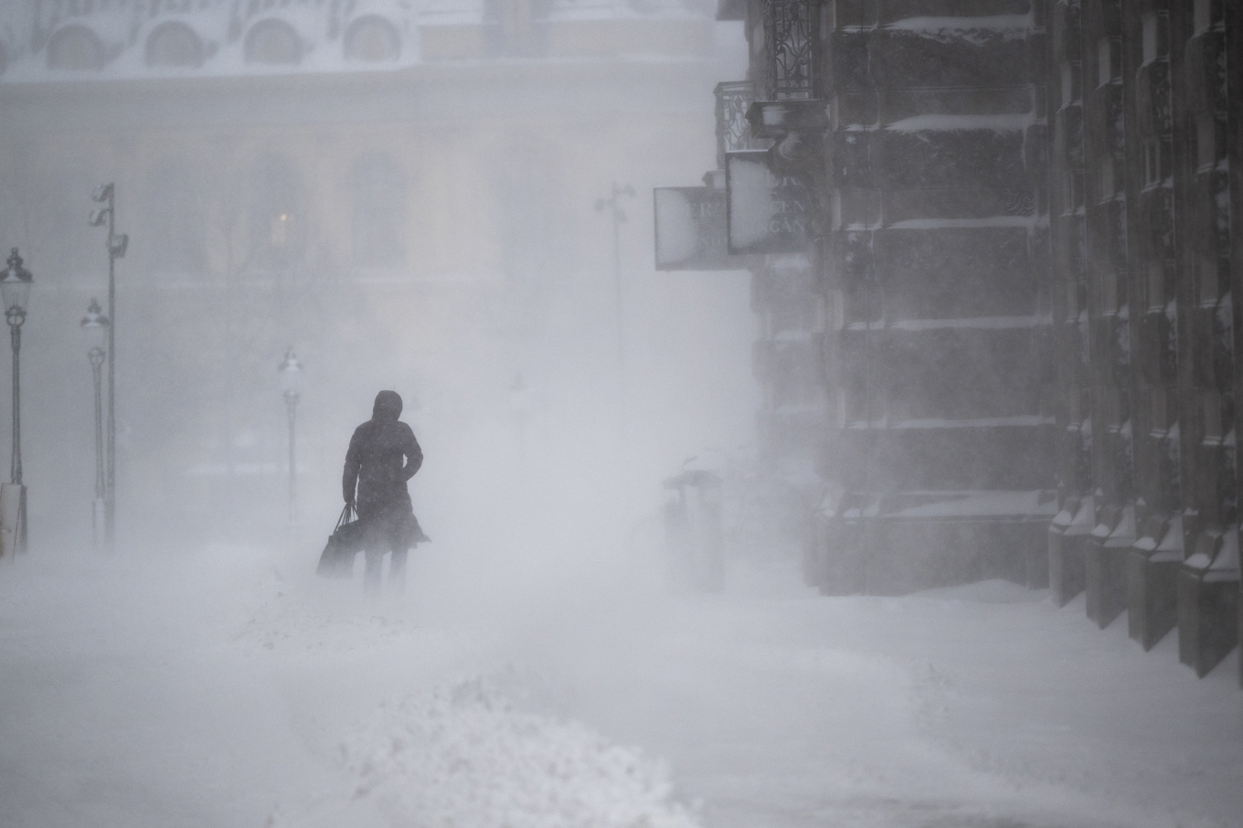 SMHI har utfärdat snövarningar för 2026 års första dag. Arkivbild. Foto: Henrik Montgomery/TT