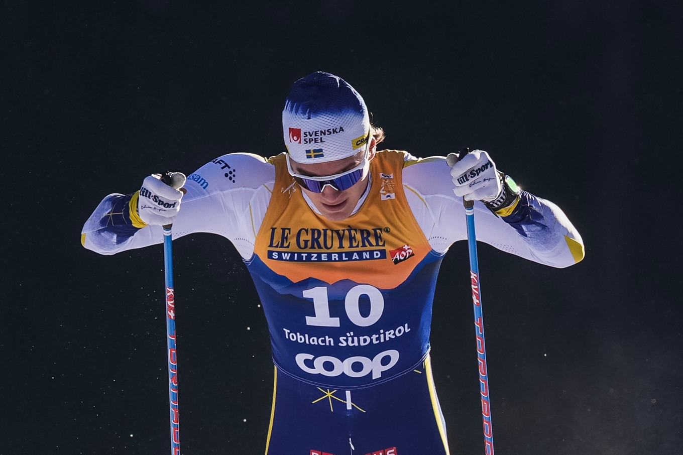 Edvin Anger i jaktstartsloppet. Foto: Terje Pedersen7NTB/TT