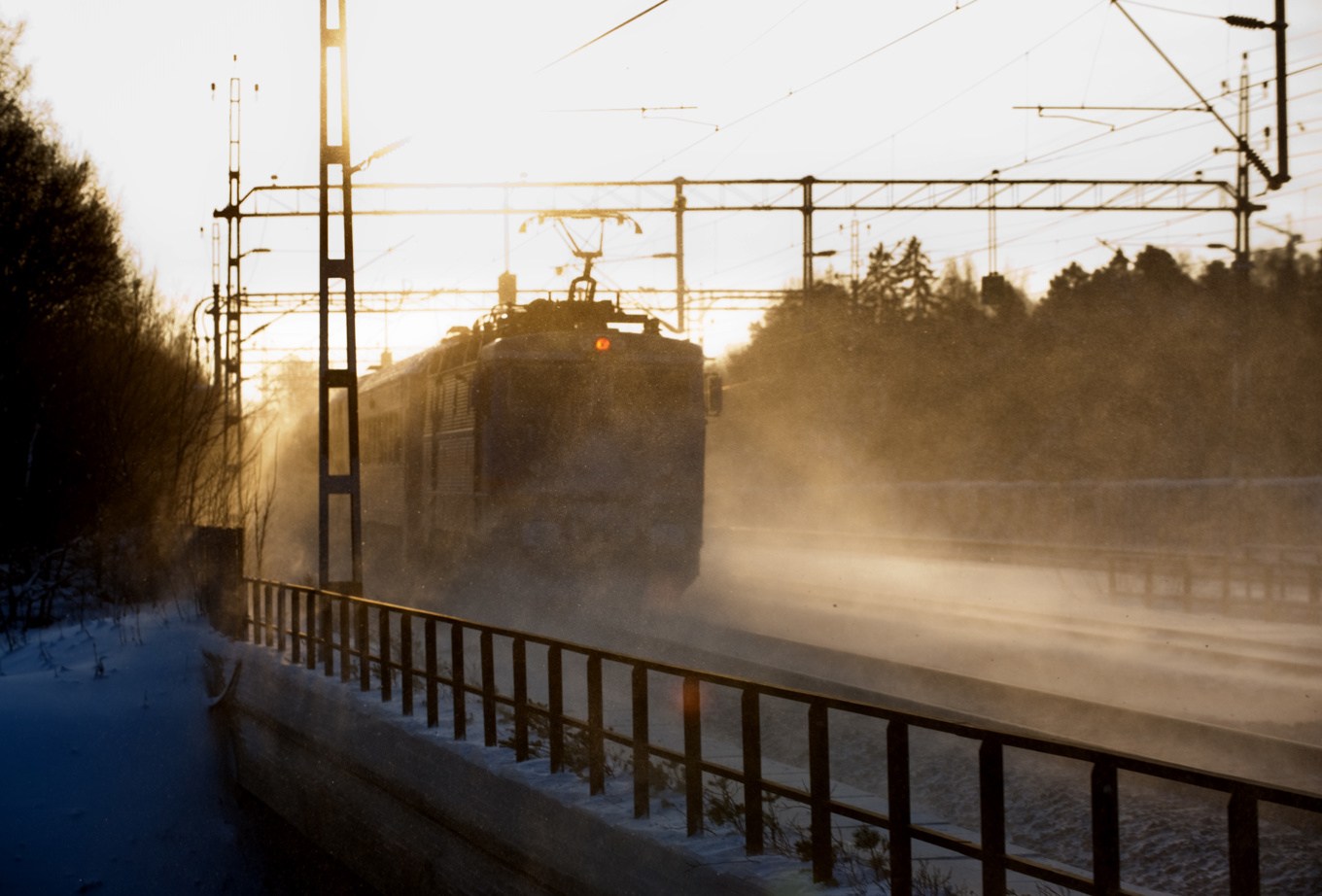 Kylan tvingar SJ att ställa in tågtrafik i norr. Arkivbild. Foto: Henrik Montgomery/TT