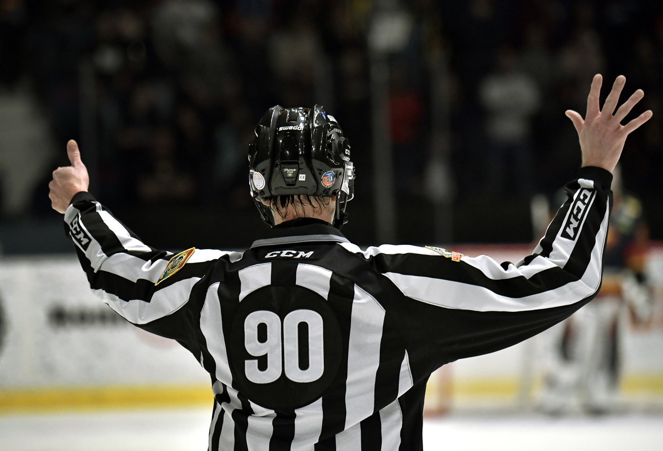 Tre SHL-spelare straffas av disciplinnämnden efter matchen mellan Skellefteå och Färjestad. Arkivbild Foto: Janerik Henriksson/TT