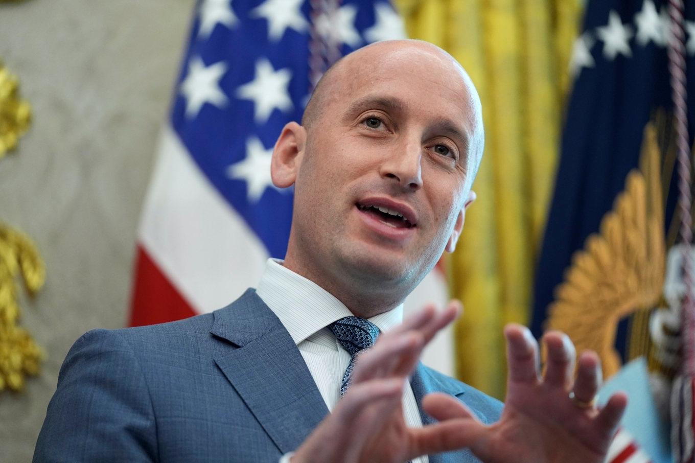 Vita husets vice stabschef Stephen Miller. Arkivbild. Foto: Evan Vucci/AP/TT