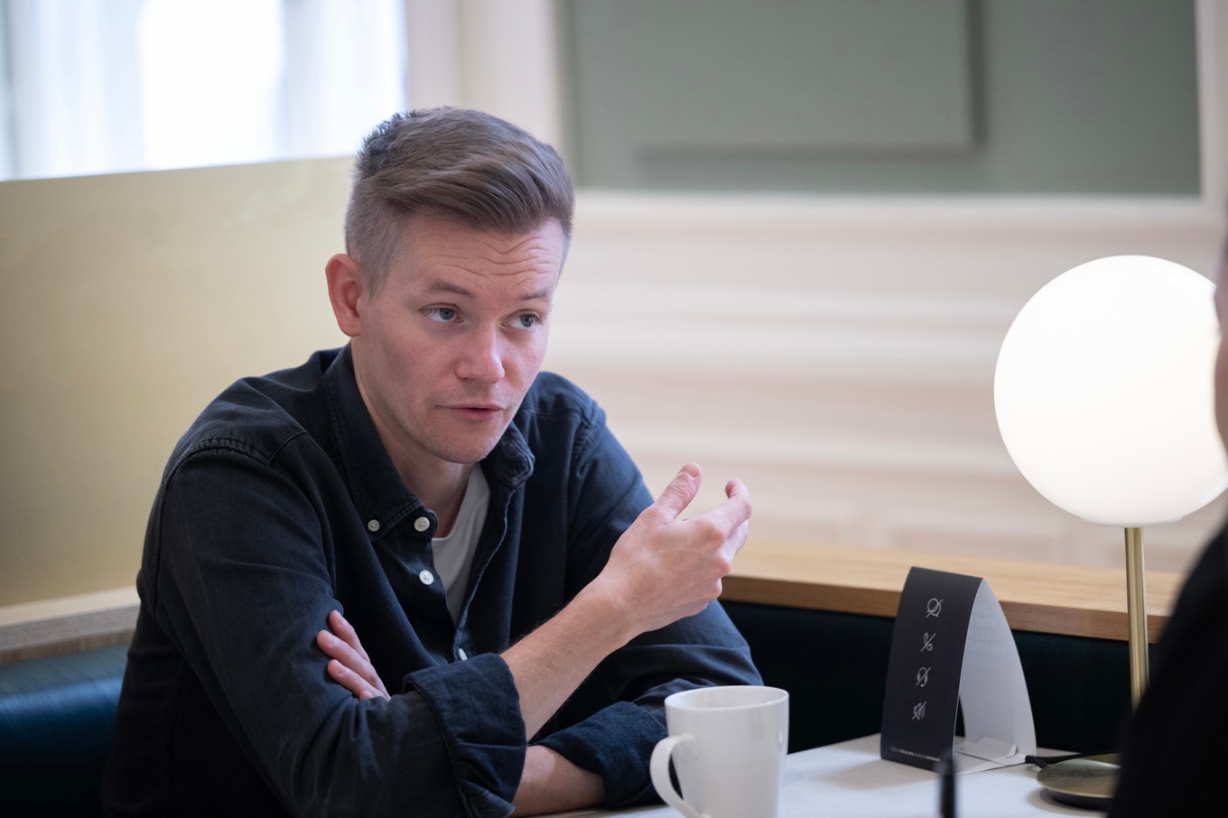 Journalisten Joakim Medin, fotograferad i september. Foto: Fredrik Sandberg/TT