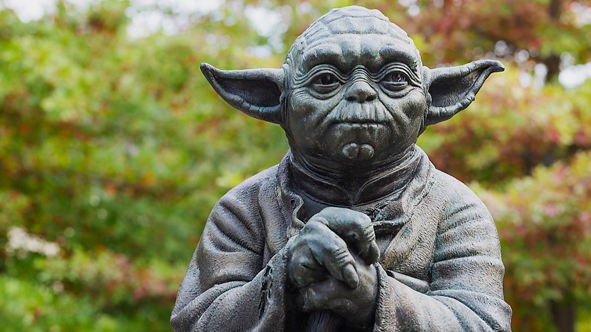 En staty av Star Wars-karaktären Yoda i San Anselmo, Kalifornien. Foto: Logan Bush/Shutterstock