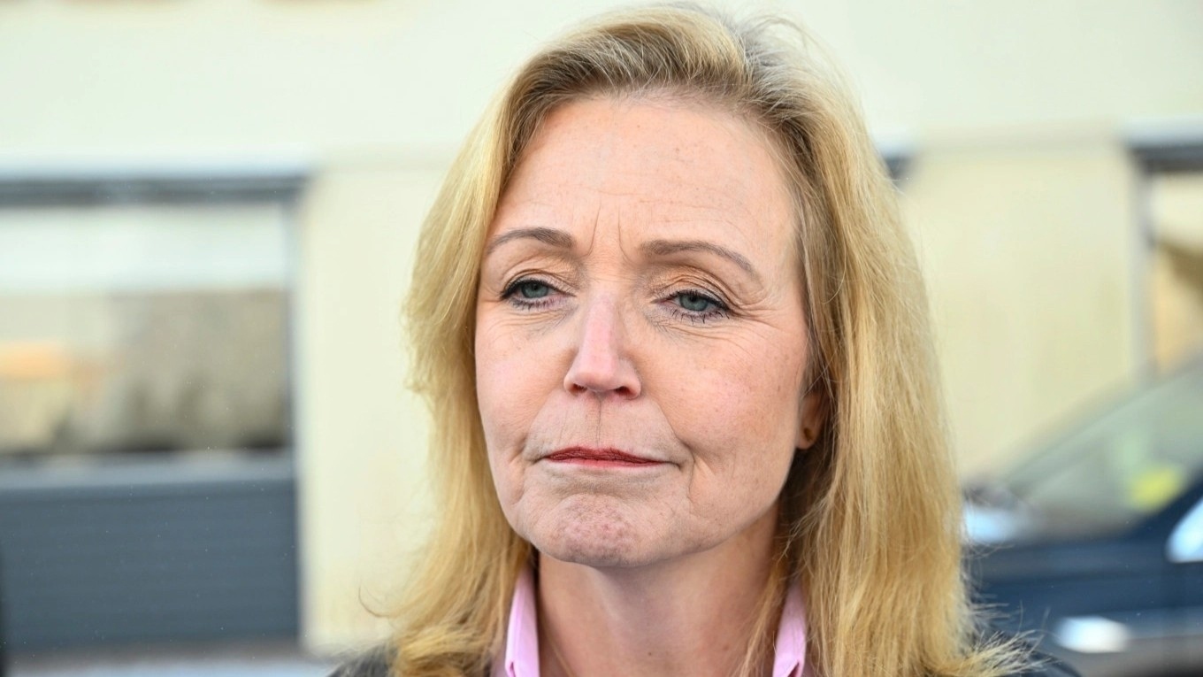 Centerpartiets ledare Elisabeth Thand Ringqvist. Foto: Henrik Montgomery/TT