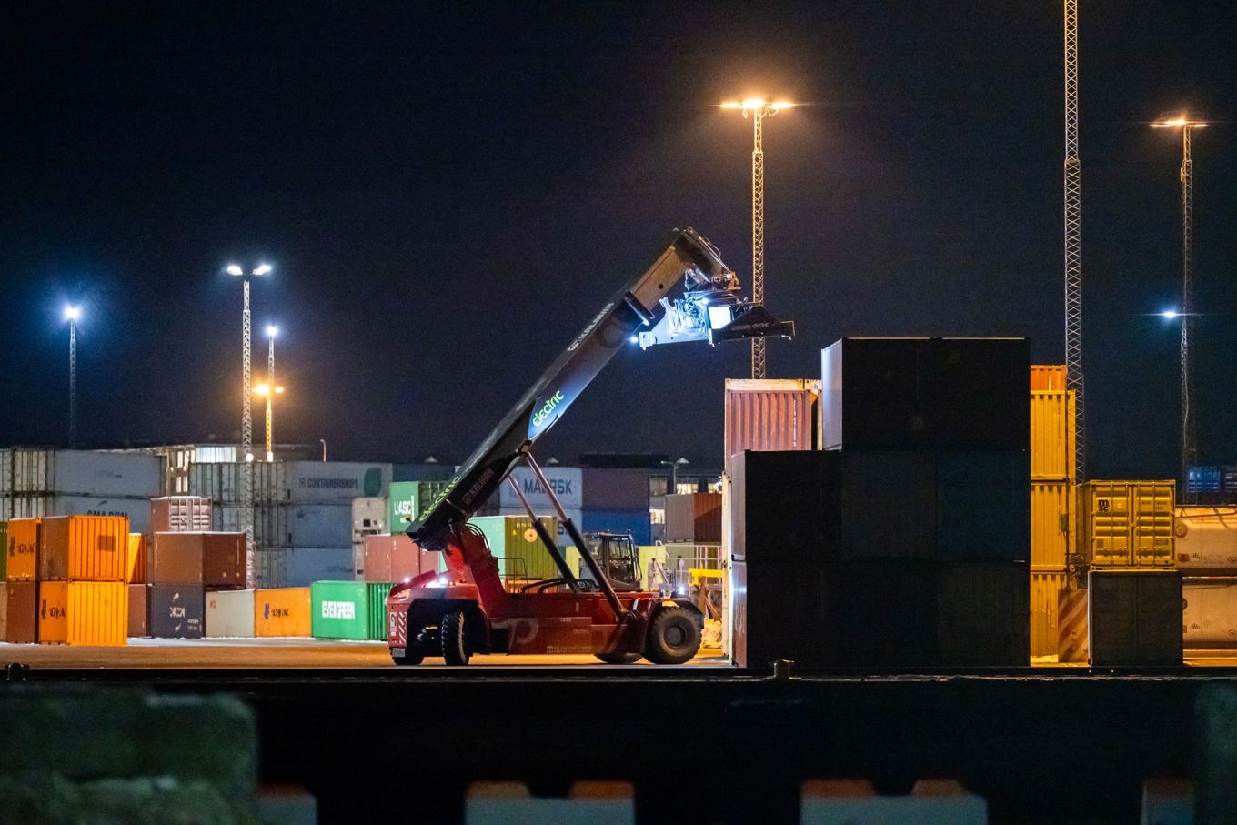 Tullen i Helsingborgs hamn har gjort ett stort kokainbeslag. Foto: Johan Nilsson/TT
