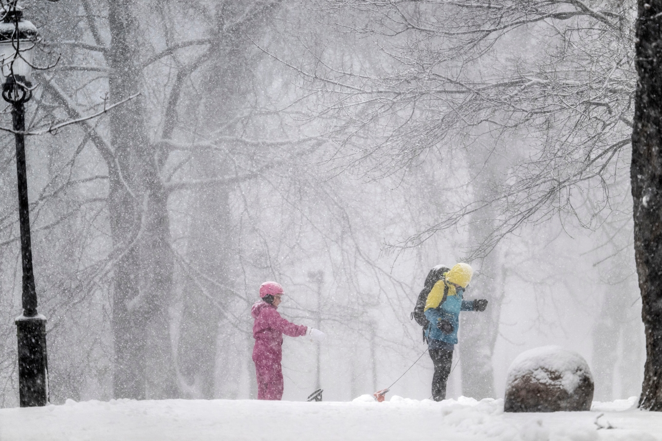 Mer snö väntas i delar av Sverige under onsdagen. Arkivbild. Foto: Anders Wiklund/TT