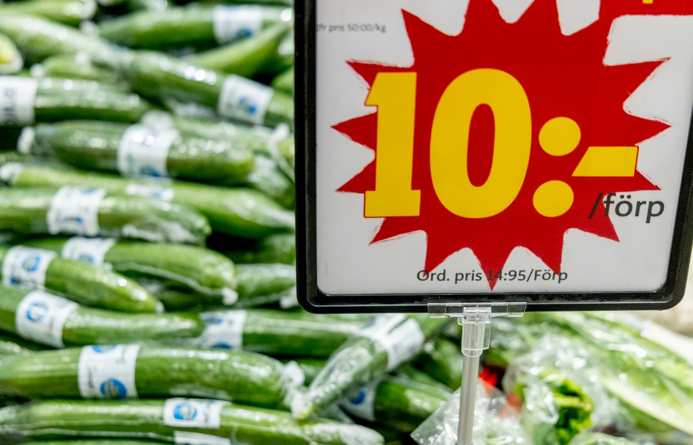 Färska siffror från SCB bekräftar lägre inflation. Arkivbild Foto: Adam Ihse/TT