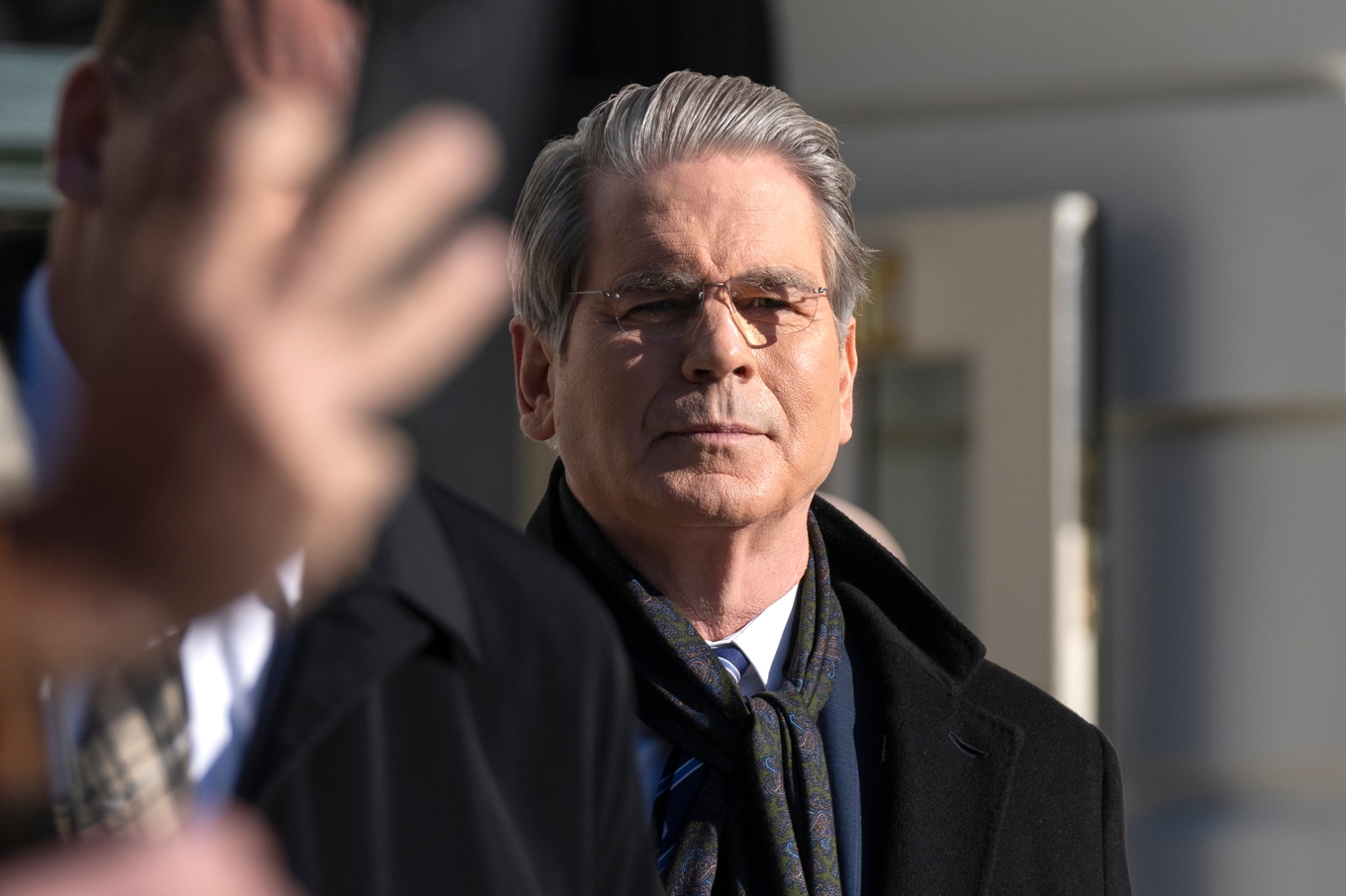 USA:s finansminister Scott Bessent på en bild från i tisdags. Foto: Mark Schiefelbein/AP/TT