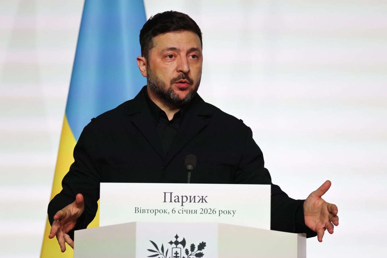 Ukrainas president Volodymyr Zelenskyj utropar nödläge i energisektorn. Arkivbild. Foto: Ludovic Marin/AP/TT