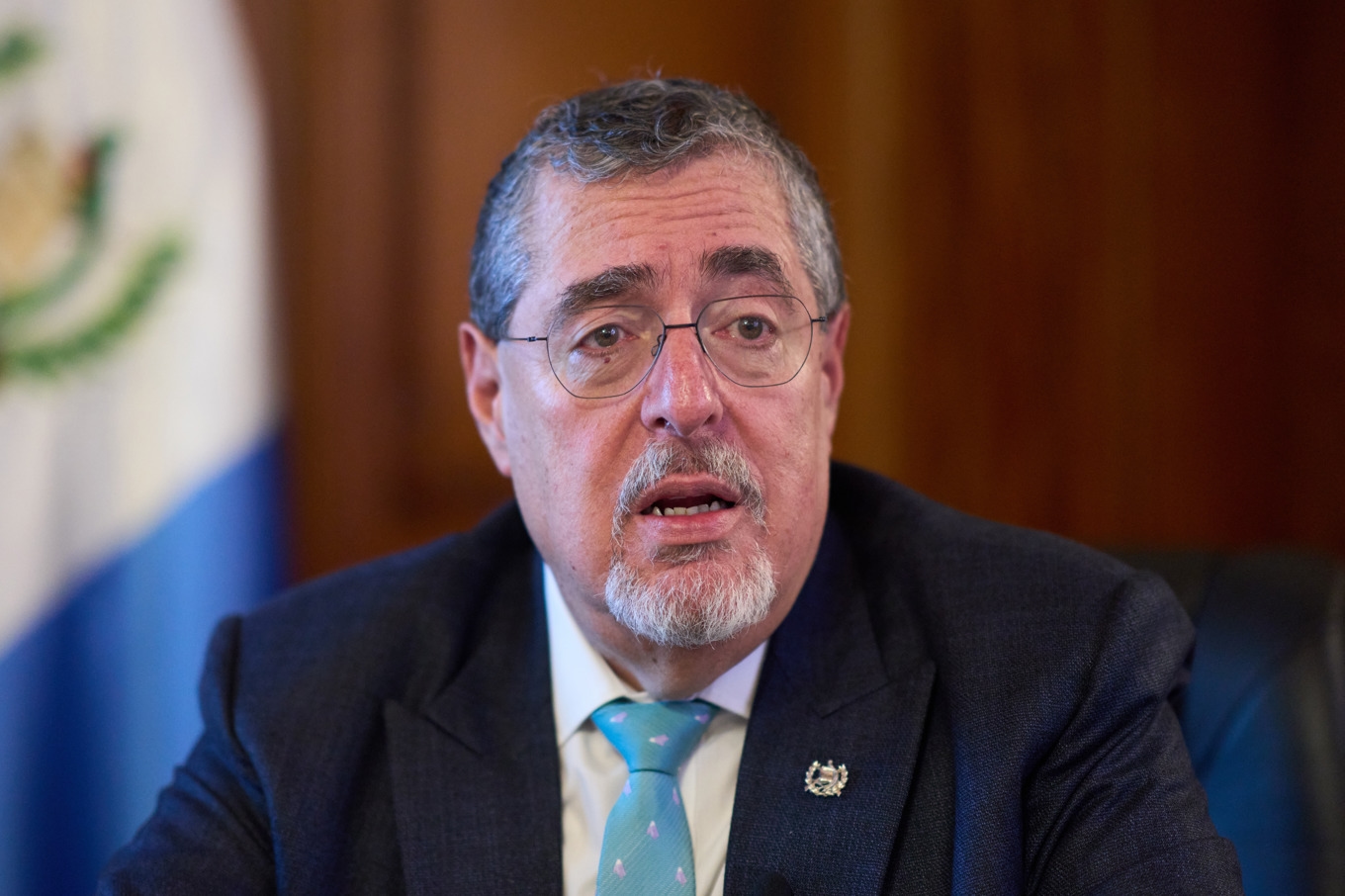 Guatemas president Bernardo Arévalo på en bild tagen förra veckan. Foto: Moises Castillo/AP/TT