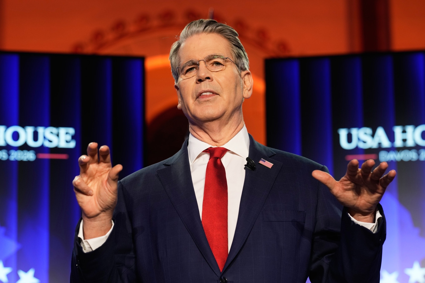 USA:s finansminister Scott Bessent. Arkivbild. Foto: Markus Schreiber/AP/TT