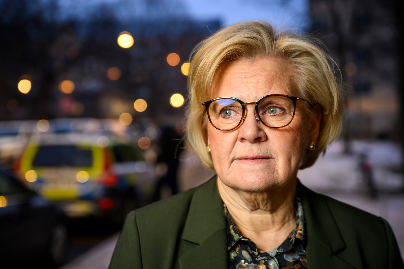 Rikspolischefen Petra Lundh. Foto: Henrik Montgomery/TT