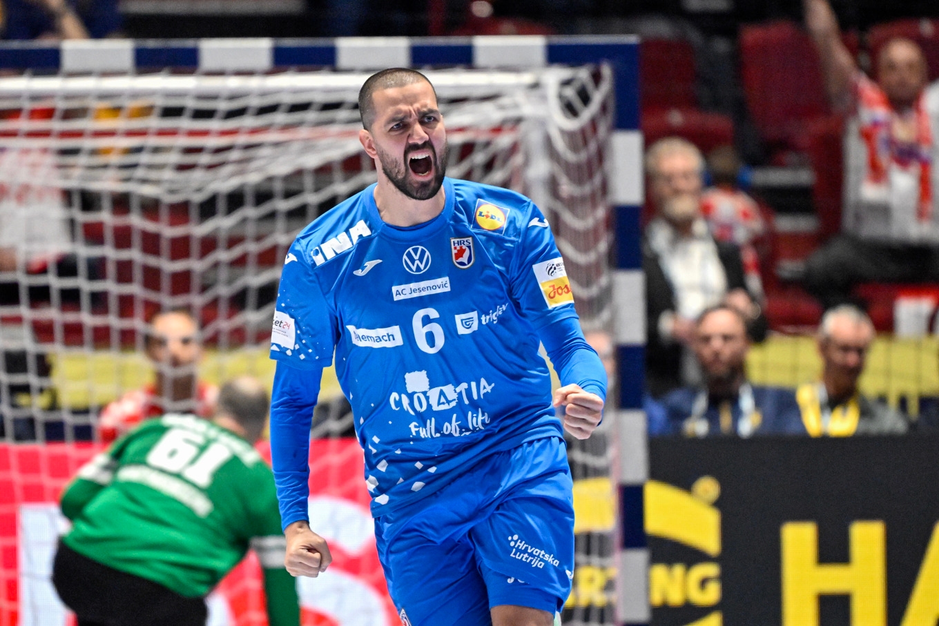 Kroatien är klart för EM-semifinal. Foto: Johan Nilsson/TT