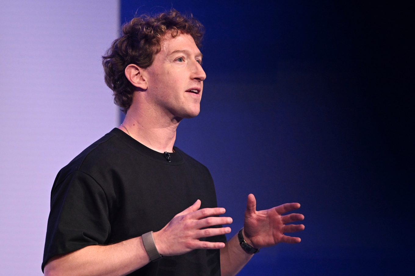 Mark Zuckerberg är vd för sociala medier-imperiet Meta Platforms. Arkivbild. Foto: Nic Coury/AP/TT