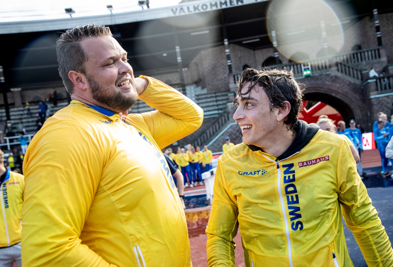 Daniel Ståhl och Armand Duplantis vet båda hur det känns att vinna guld i sommar-OS. Nu ska de följa vinterspelen i Italien. Arkivbild. Foto: Christine Olsson/TT