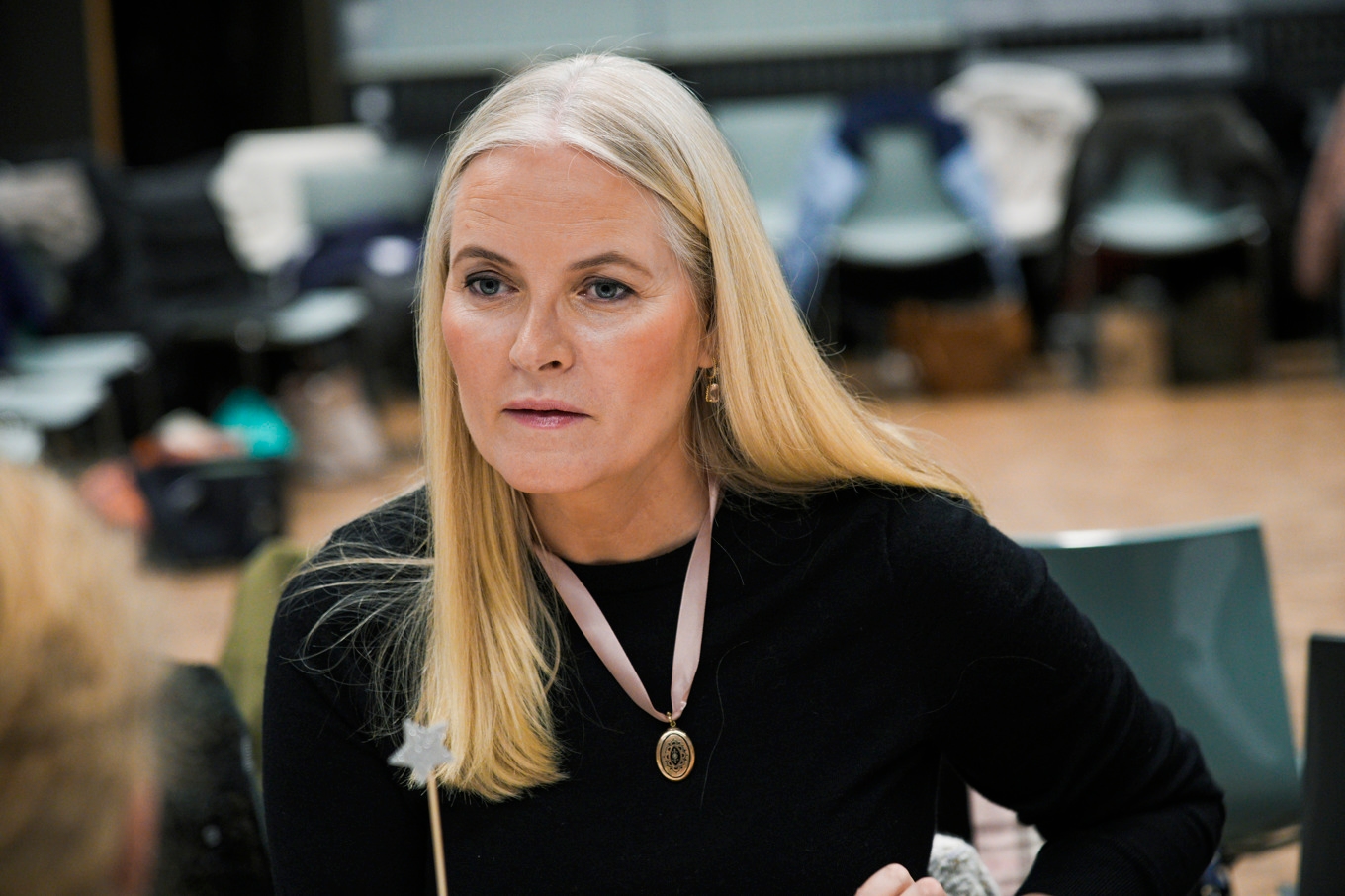 Norska kronprinsessan Mette-Marit får kritik. Arkivbild. Foto: Stian Lysberg Solum/NTB/TT