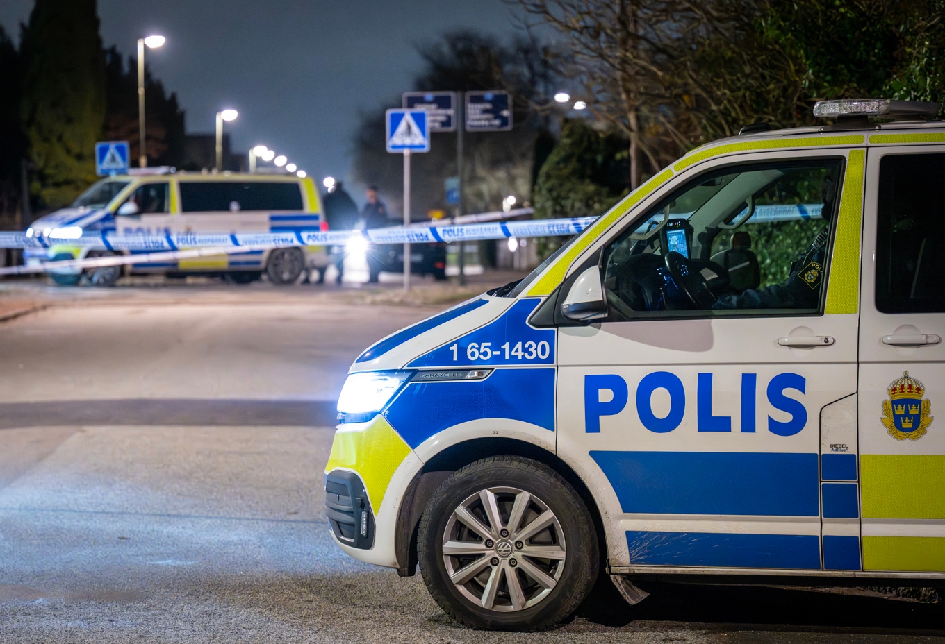Polis på plats efter en dödsskjutning i Malmö i december i fjol. Men i januari har ingen dödsskjutning rapporterats. Foto: Johan Nilsson/TT