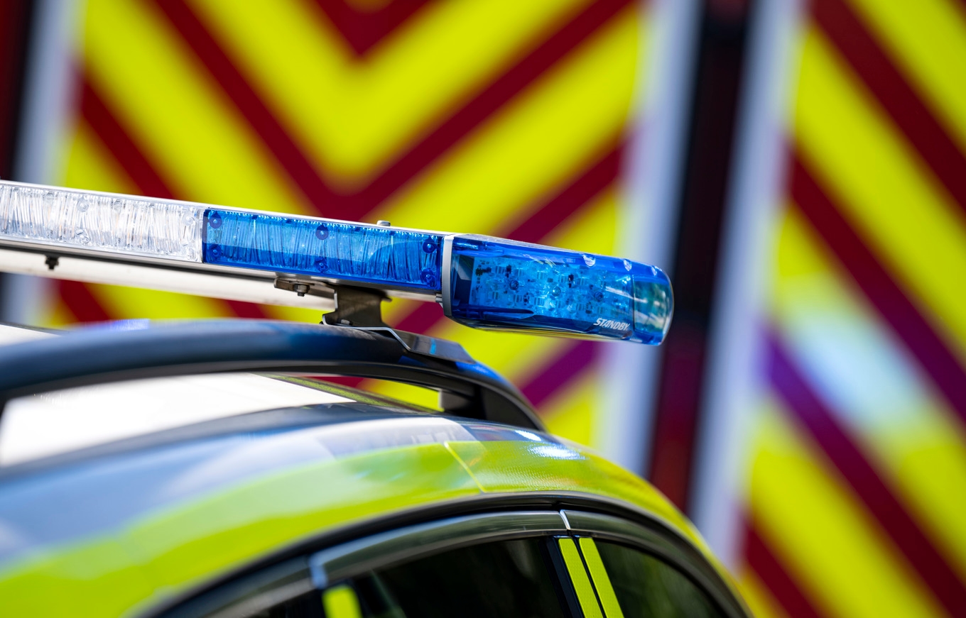 Bärgningsarbetet väntas pågå till klockan 19, enligt polisen. Foto: Johan Nilsson/TT