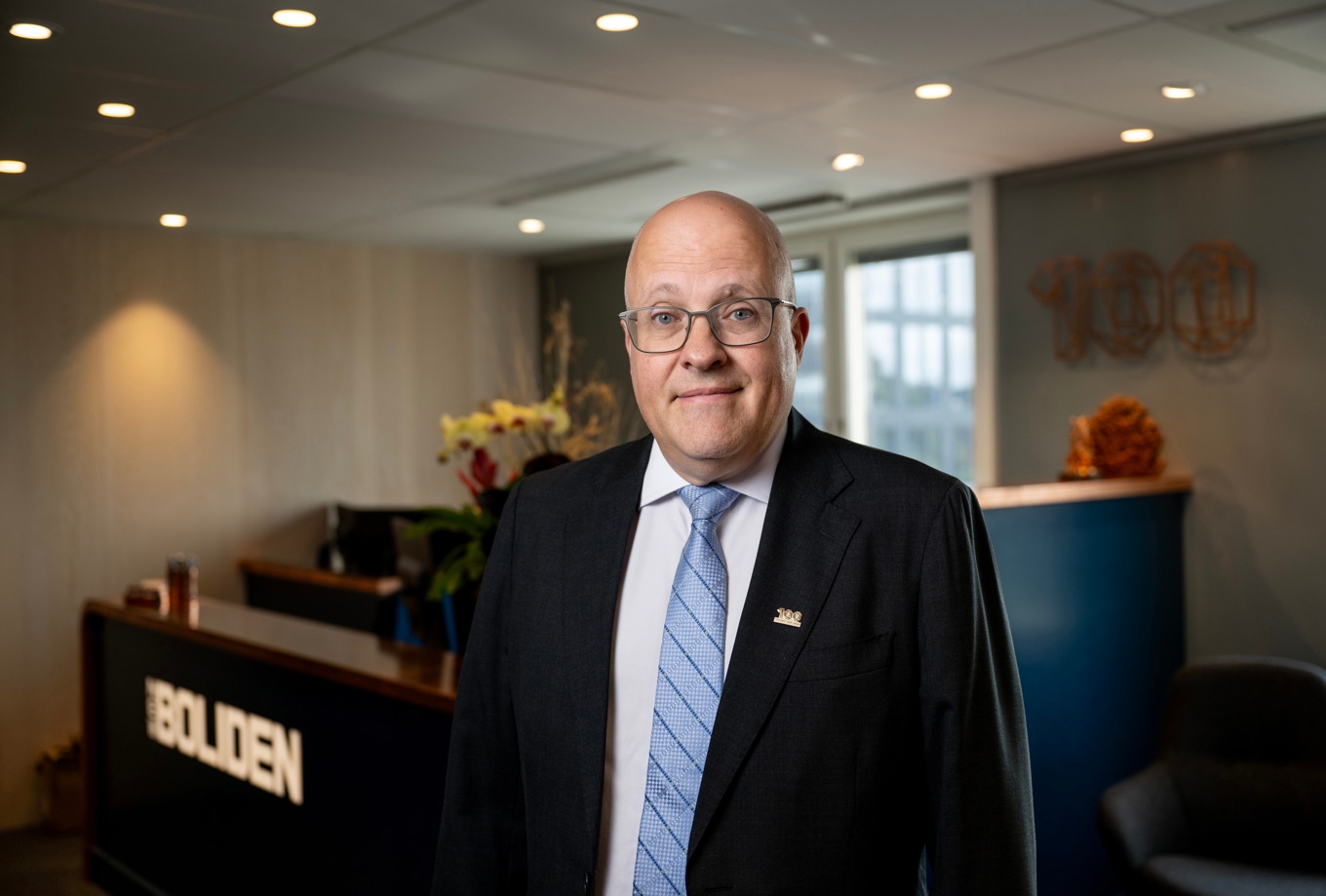 Gruvbolaget Bolidens vd Mikael Staffas. Arkivbild. Foto: Christine Olsson/TT