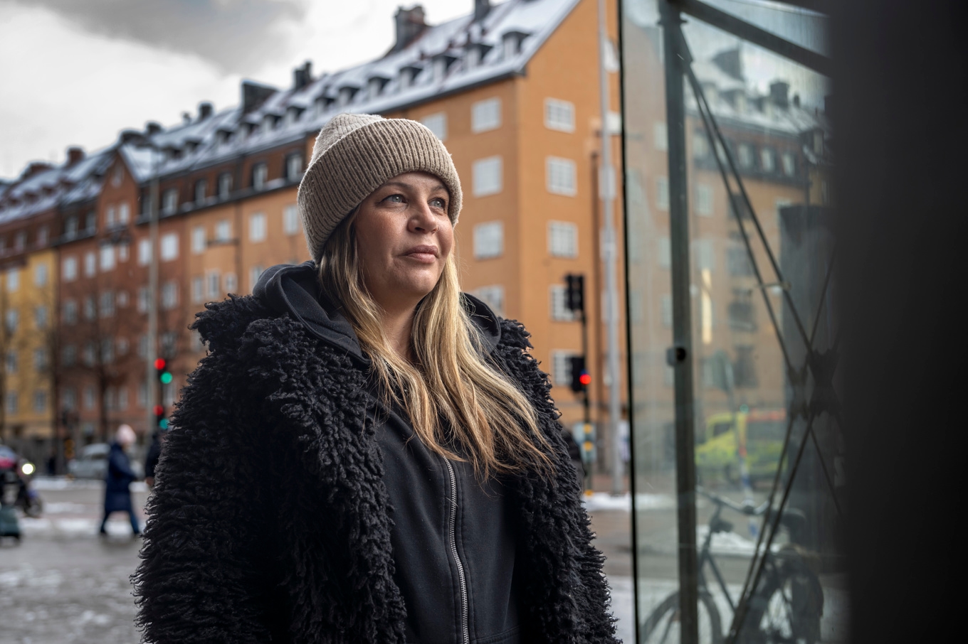 Veronica blev hemlös. Hon tillhör den grupp som Stadsmissionen kallar bortglömd. Foto: Anders Wiklund/TT