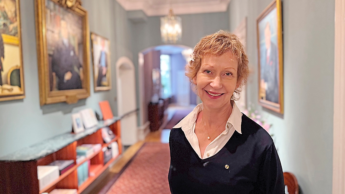Torun Lindholm Öjmyr är ny ständig sekreterare för Kungl. Vitterhetsakademien. Foto: Staffan Eriand Isa/Vitterhetsakademien