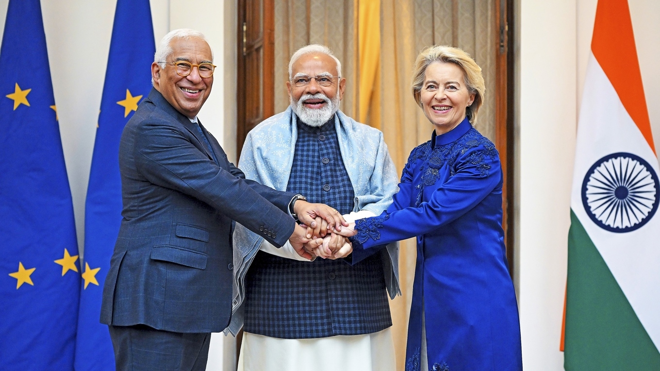 I januari presenterades ett nytt handelsavtal mellan EU och Indien. Foto: EU-kommissionen