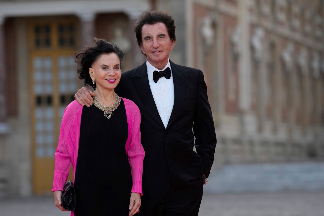 Frankrikes tidigare utbildnings- samt kulturminister Jack Lang med sin fru Monique Lang. Arkivbild. Foto: Christophe Ena/AP/TT