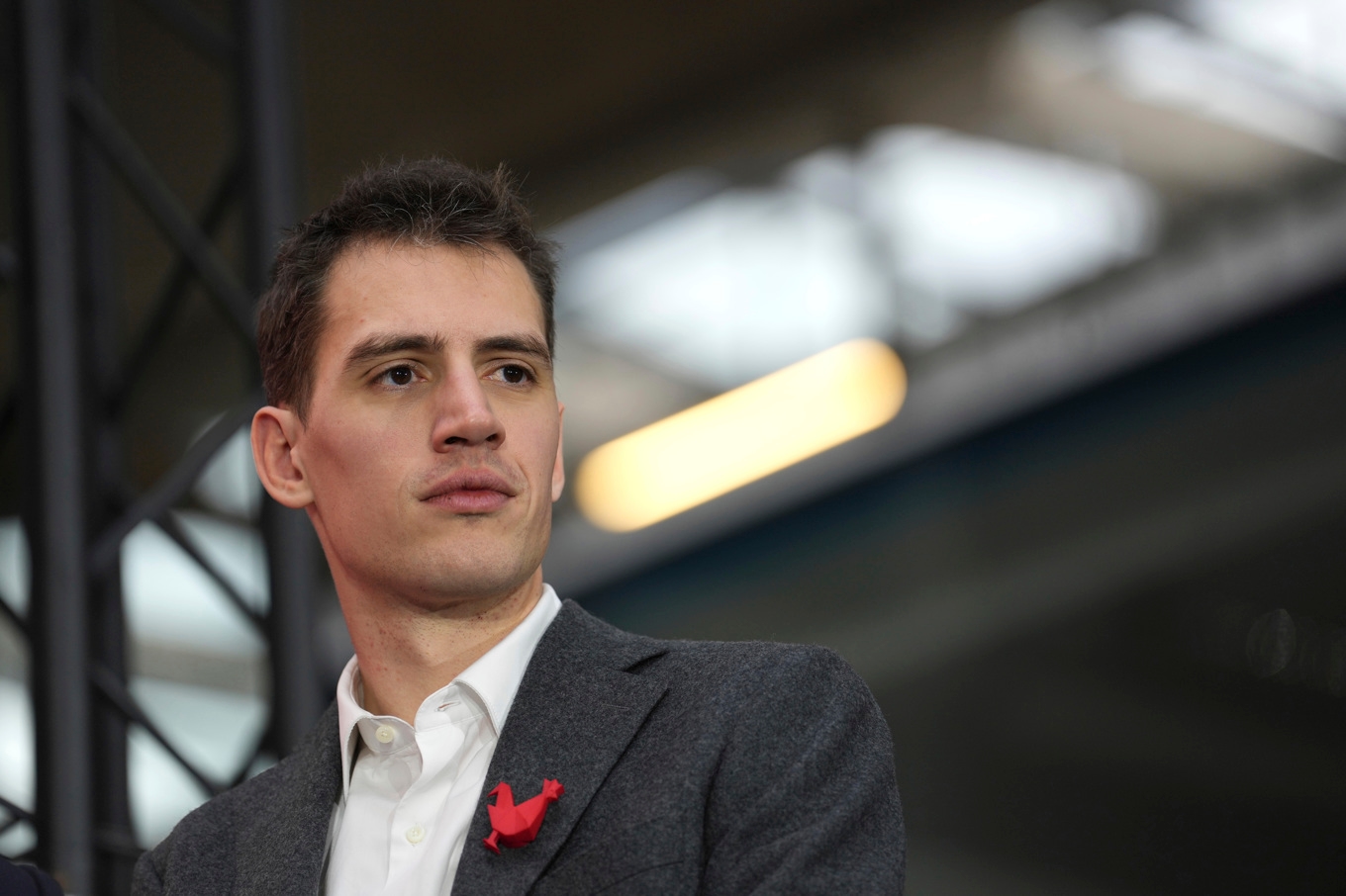 Mistral, med grundaren och vd:n Arthur Mensch, storsatsar på ett datacenter i Borlänge. Arkivbild. Foto: Aurelien Morissard/AP/TT