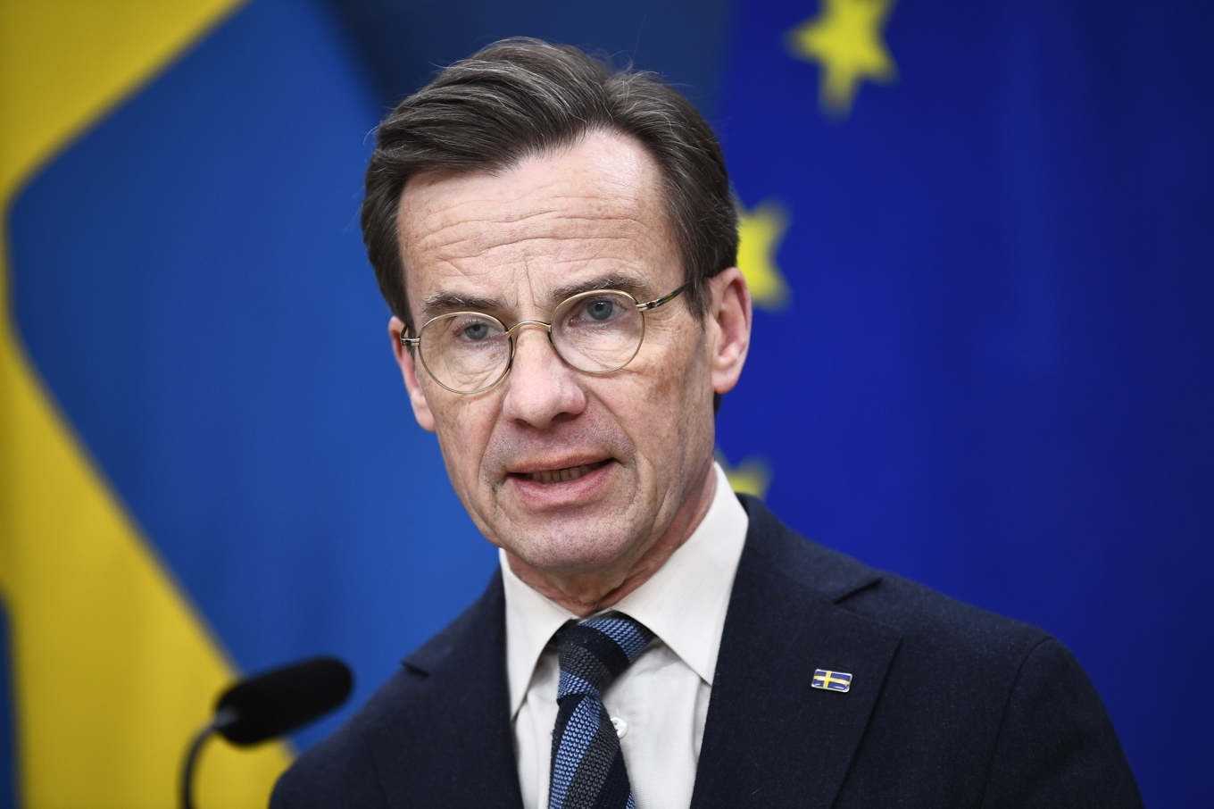 Statsminister Ulf Kristersson (M). Foto: Lars Schröder/TT