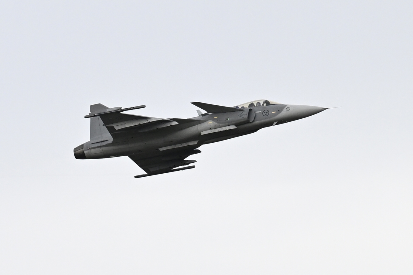 Jas 39 Gripen E. Arkivbild. Foto: Fredrik Sandberg/TT