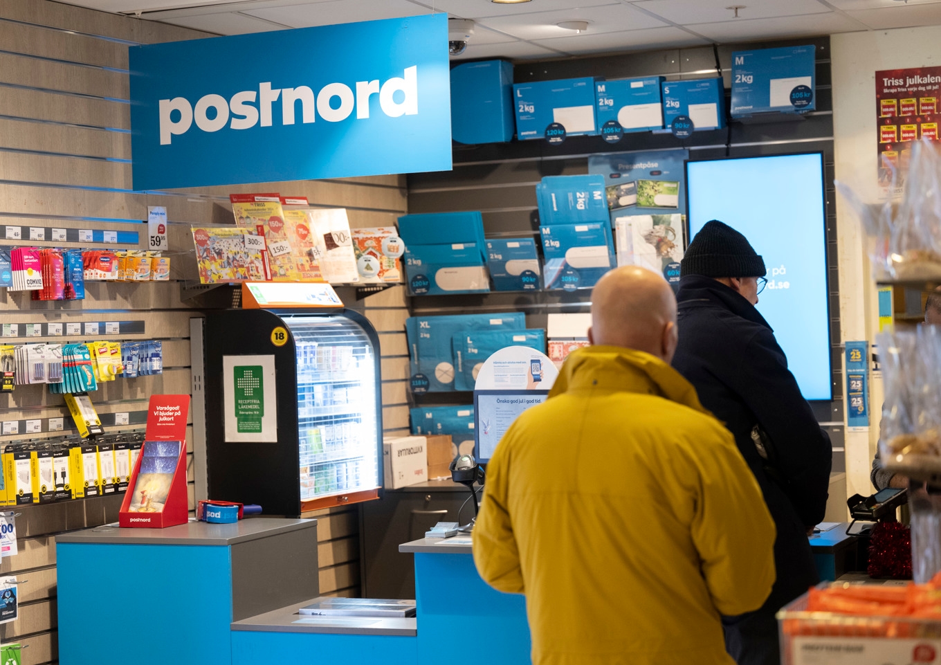 En Postnord-paketutlämning vid Torsplan i Stockholm. Arkivbild. Foto: Fredrik Sandberg/TT