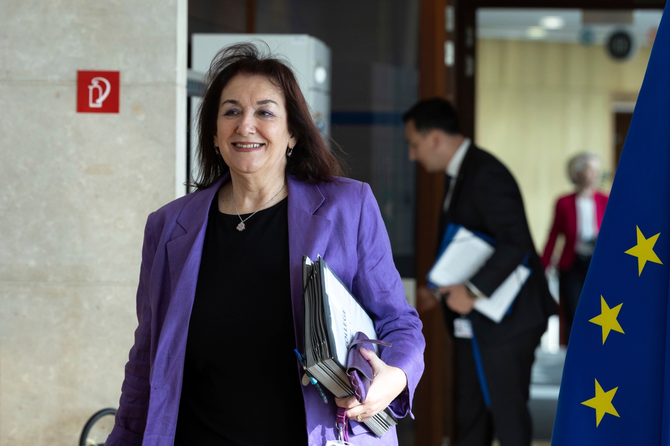 EU:s Medelhavskommissionär Dubravka Šuica, fotograferad i Bryssel i fjol. Arkivbild. Foto: Omar Havana/AP/TT