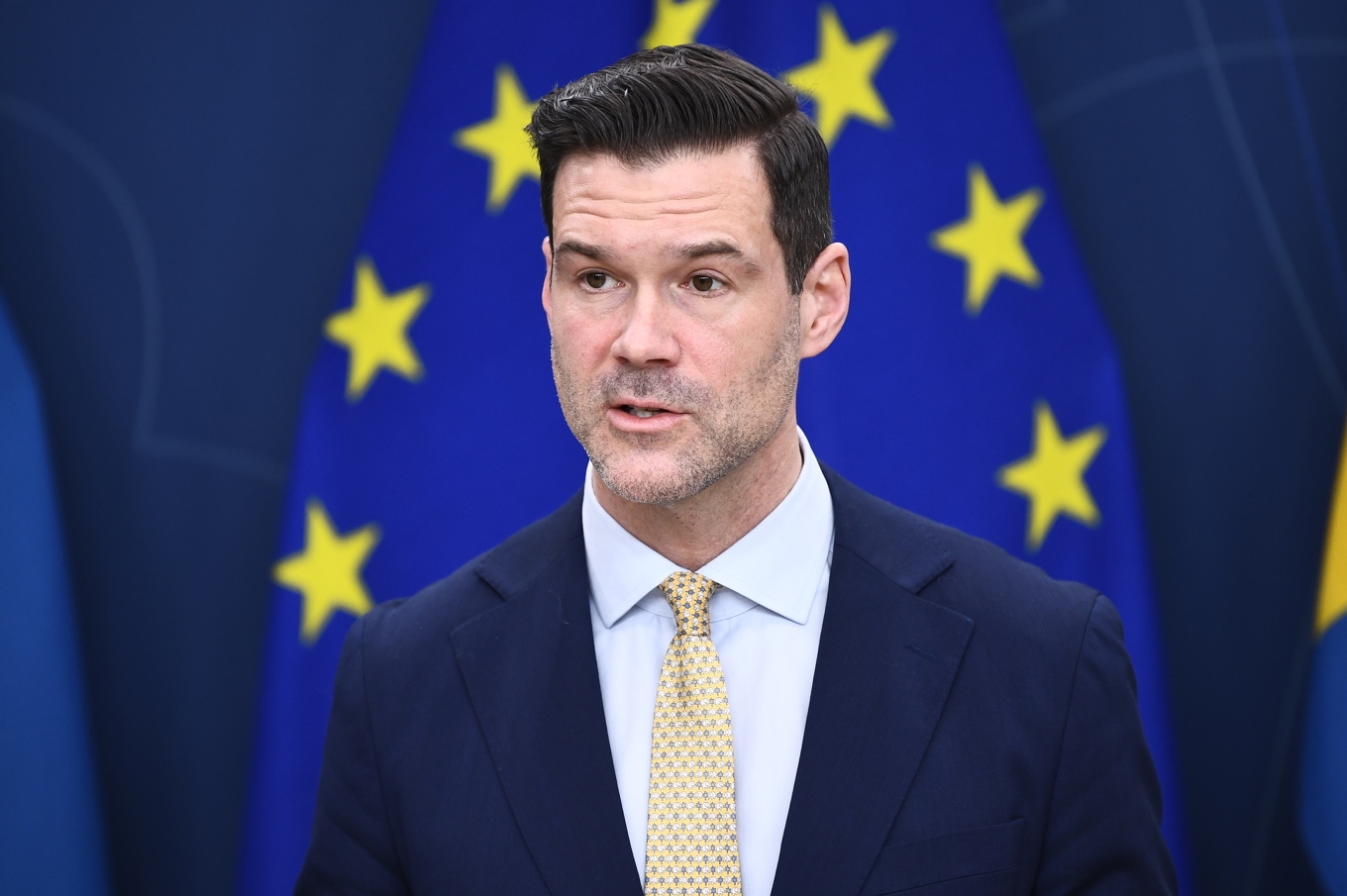 Migrationsminister Johan Forssell (M). Arkivbild. Foto: Lars Schröder/TT