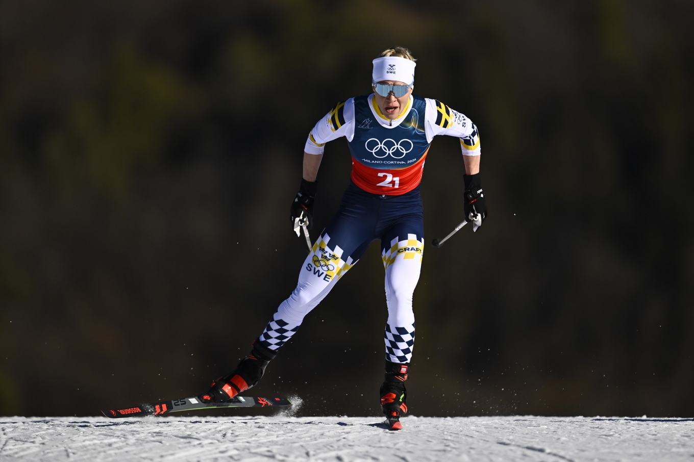 Jonna Sundling var snabb i kvalet. Foto: Christine Olsson/TT