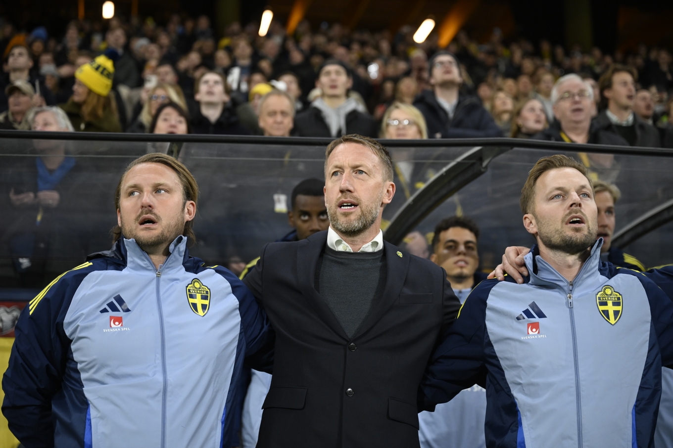 Björn Hamberg, till vänster i bild, tar över Elfsborg. Arkivbild. Foto: Pontus Lundahl/TT