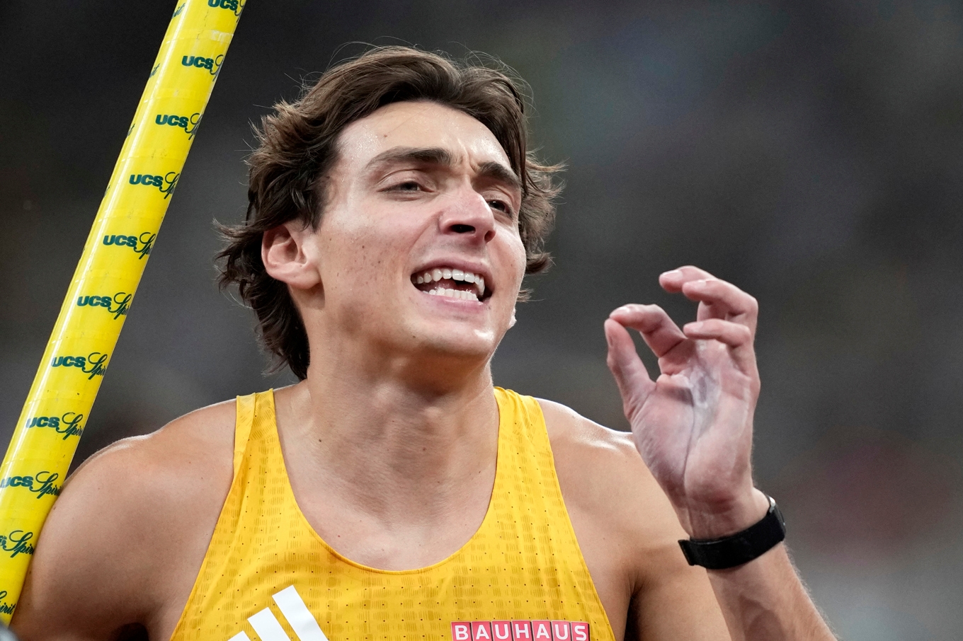 Armand Duplantis väntas göra säsongspremiär i dag. Foto: Louise Delmotte/AP/TT