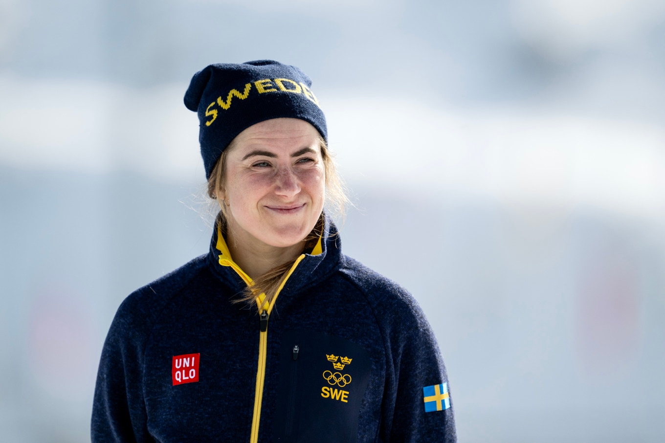 Ebba Andersson är redo att tävla igen direkt efter hemkomsten från OS. Foto: Christine Olsson/TT